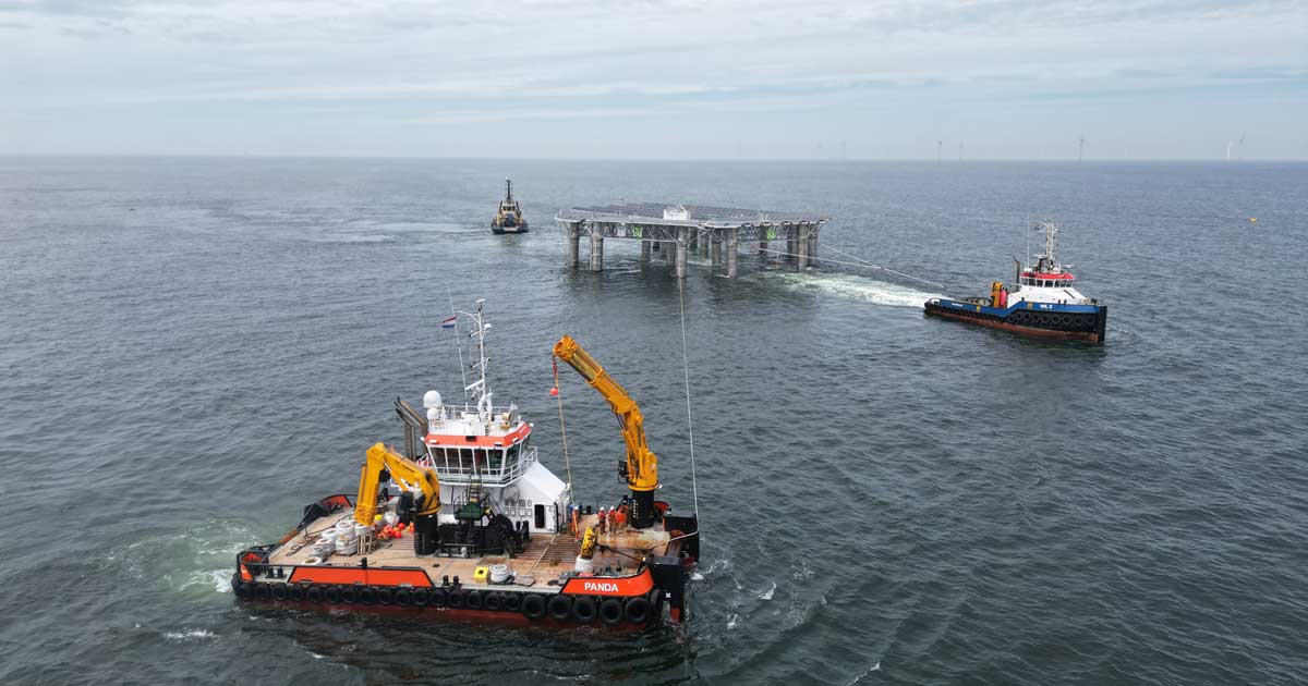 Solarduck And Rwe Successfully Install Offshore Floating Solar Pilot