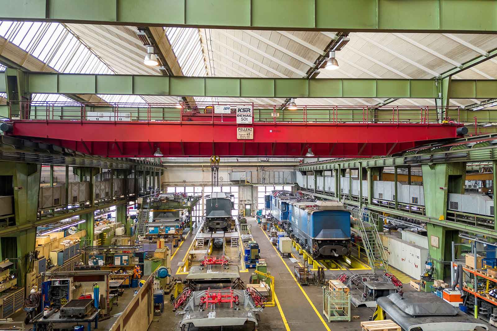 Impressionen und Technik | Werkstatt Kompetenzzentrum für Schienenfahrzeuge