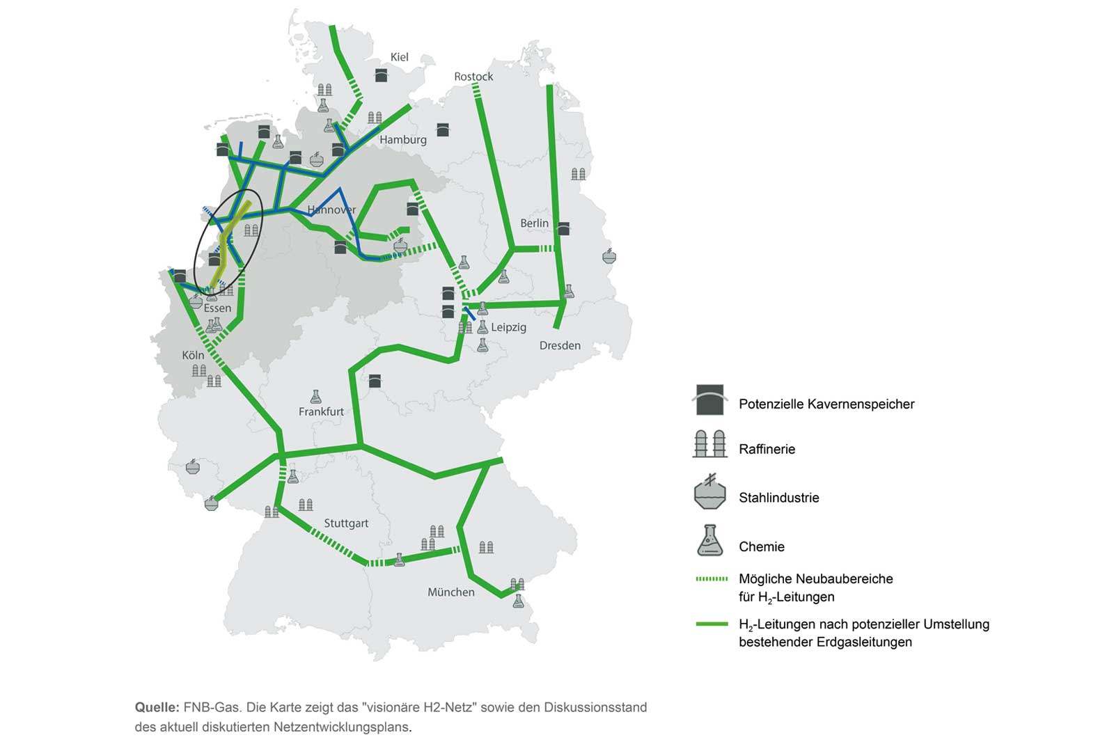 Wasserstoff-Projekt GET H2 Nukleus