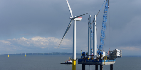 Offshore wind farm Gwynt y Môr 