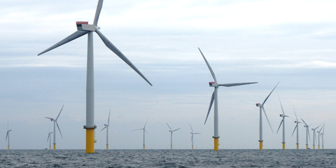 Half of the turbines operational at Gwynt y Môr